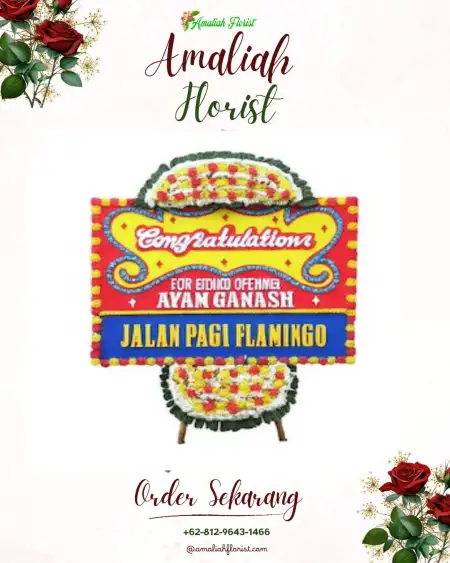 Sewa Papan Bunga Merbung